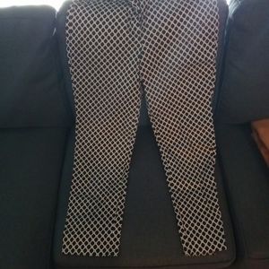 Zac and Rachel Black & White Cotton Slack